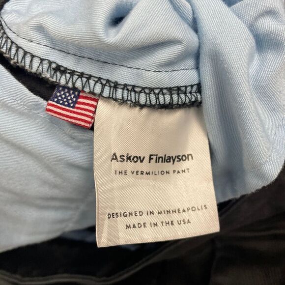 Askov Finlayson Pants Mens 32 Black Vermilion Tailored Fit Outdoor Canvas - Picture 5 of 11